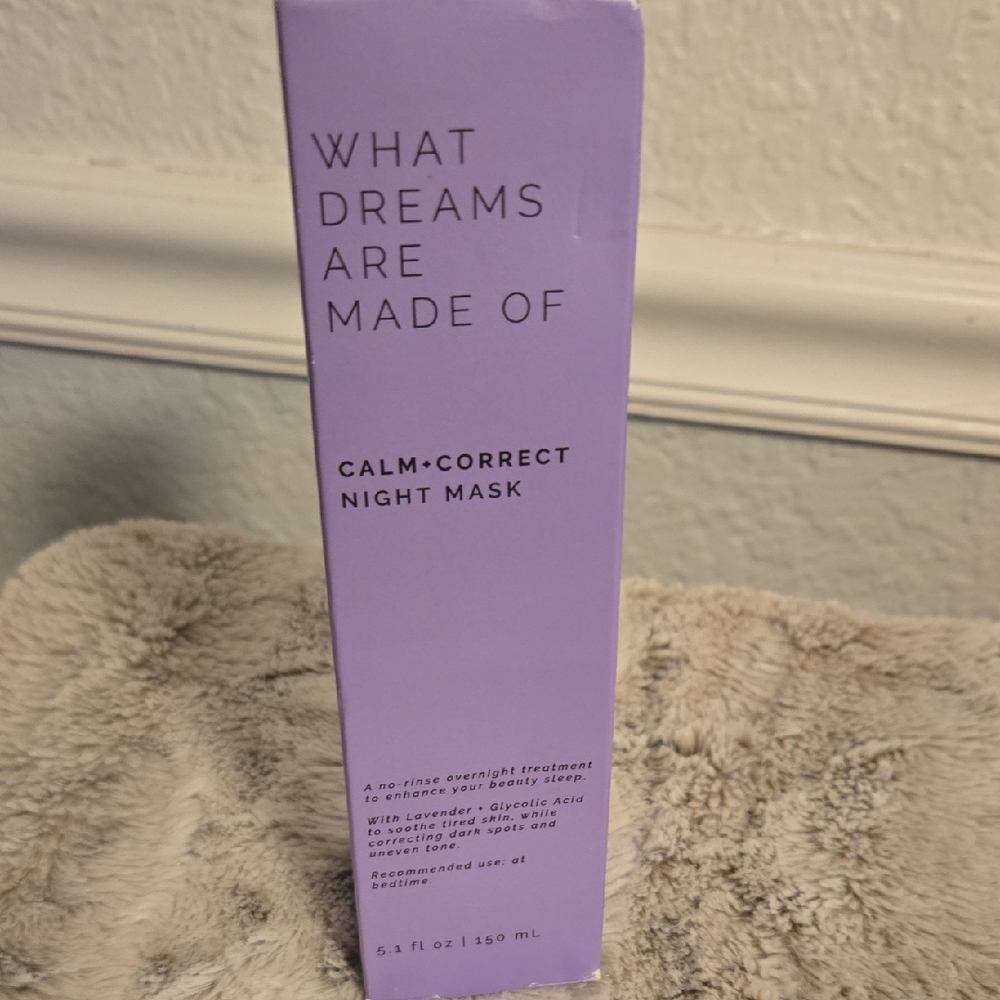 Correct Night Mask What Dreams Are Made Of Calm + – Glycolic Acid Lavender